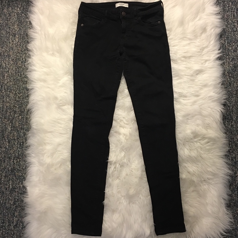 Abercrombie & Fitch black skinny jeans size 4